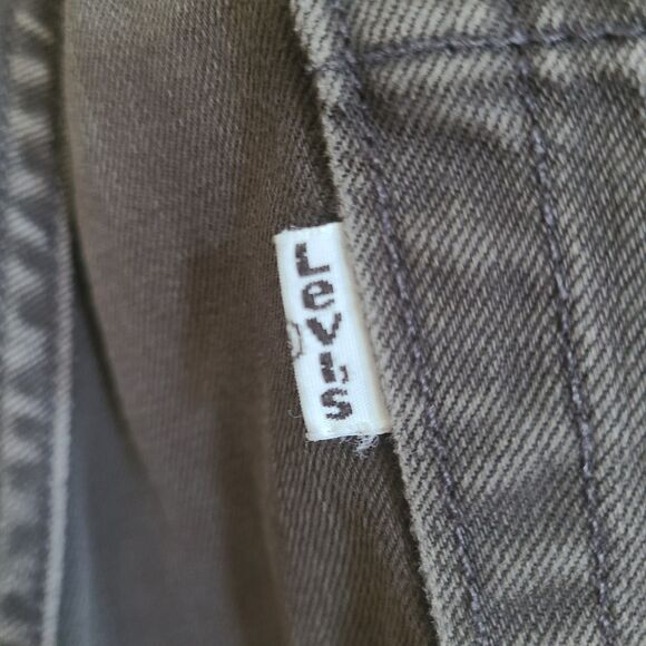 Men's Levi's 505 Regular Fit Straight Leg Jeans - 33 x 34 - Classic Gray Denim - Picture 4 of 10